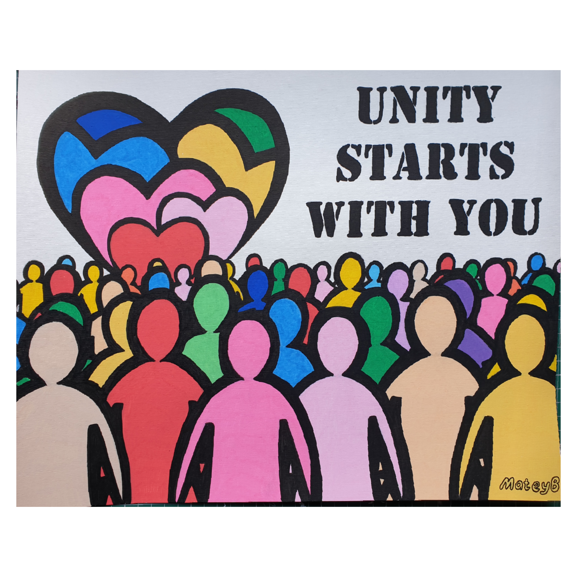 MateyB Unity mural project colouring page
